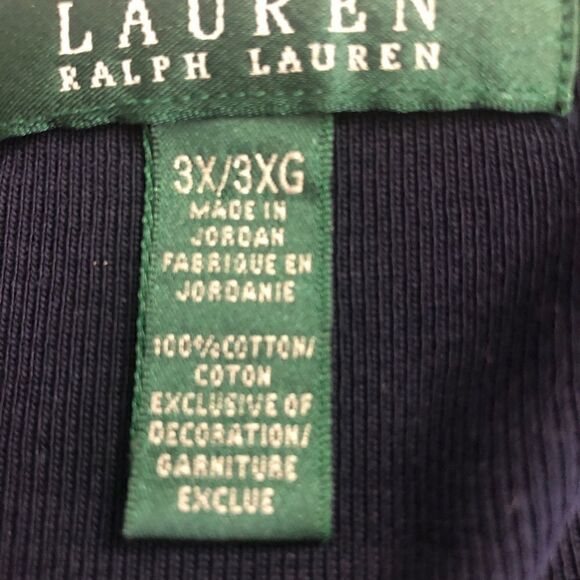 NWOT Ralph Lauren Navy Short Sleeve Pull Over! - Picture 9 of 10